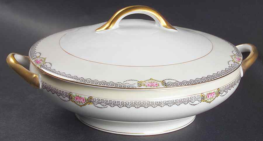 Deerlodge Round Covered Vegetable by Noritake-1