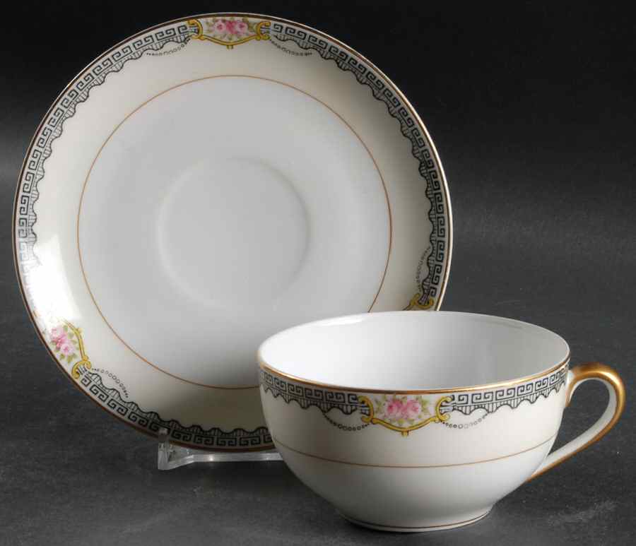 Deerlodge Flat Cup & Saucer Set by Noritake-1