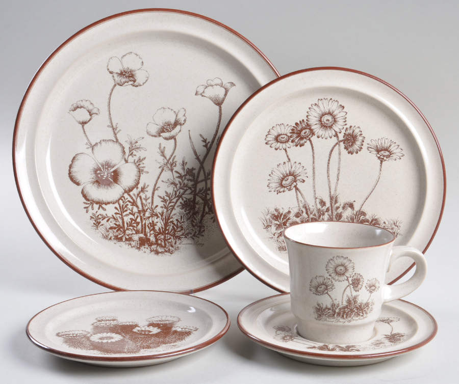 Desert Flowers 5 Piece Place Setting by Noritake-1