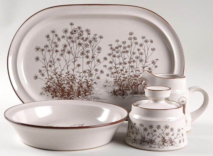 Desert Flowers 5 Piece Hostess Set by Noritake-1
