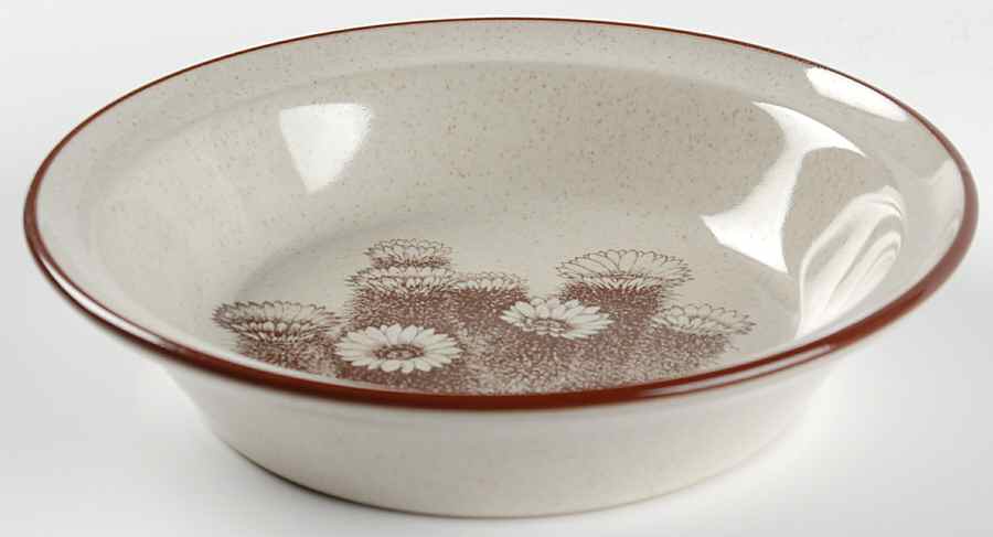 Desert Flowers Rim Soup Bowl by Noritake-1