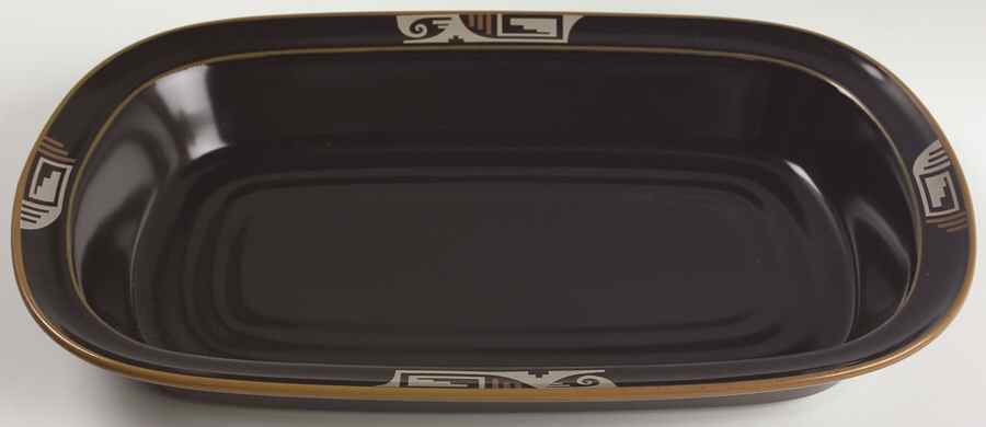 Desert Fire 14" Rectangular Baker by Noritake-1