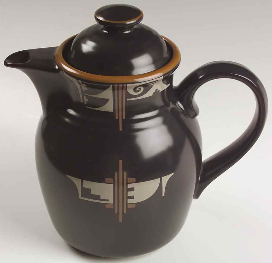 Desert Fire Tea/Coffee Pot & Lid by Noritake-1