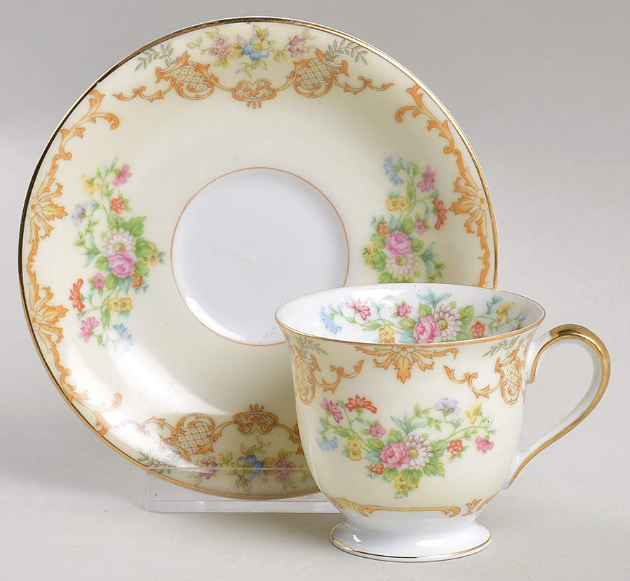 Delano Footed Demitasse Cup & Saucer Set by Noritake-1