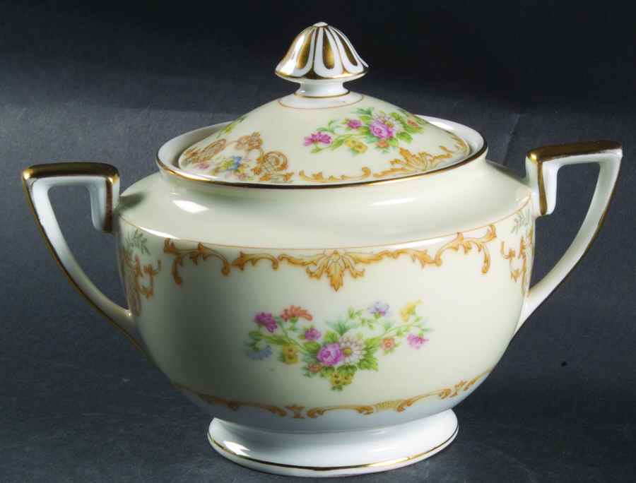 Delano Sugar Bowl & Lid by Noritake-1