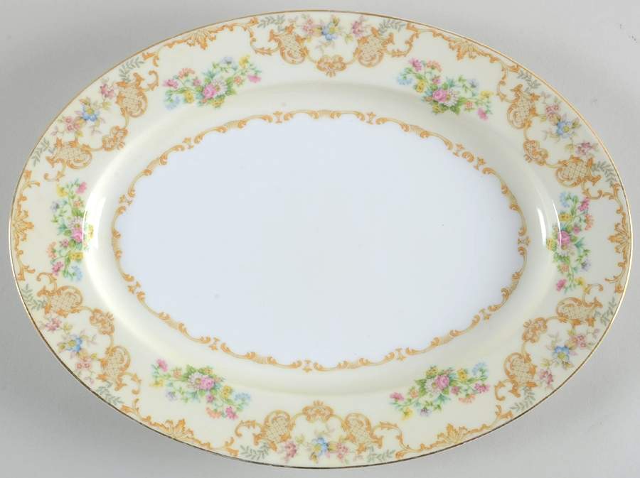 Delano 11" Oval Serving Platter by Noritake-1