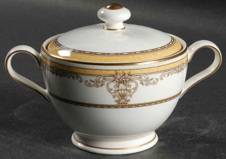 Delacroix Sugar Bowl & Lid by Noritake-1