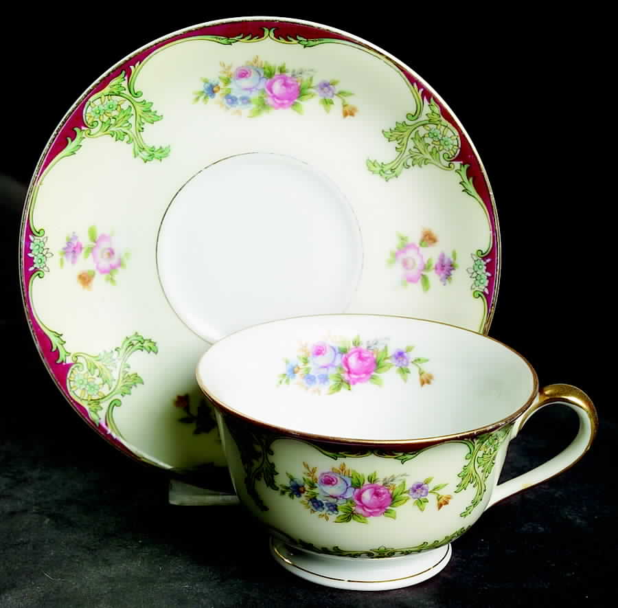 Delecia Footed Cup & Saucer Set by Noritake-1