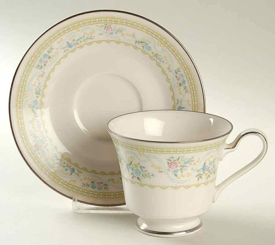 Delight Footed Cup & Saucer Set by Noritake-1