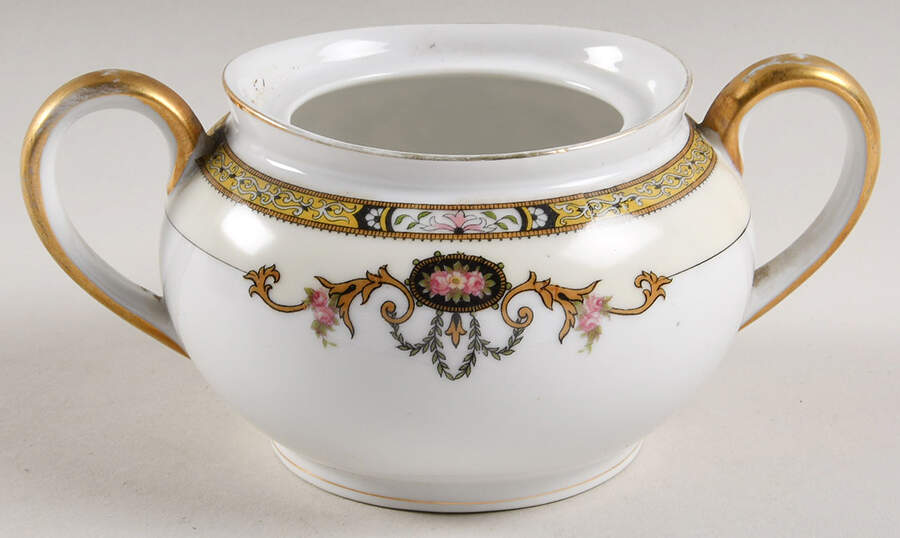 Delmonte Sugar Bowl No Lid by Noritake-1