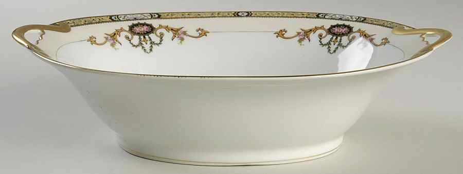 Delmonte 10" Oval Vegetable Bowl by Noritake-1