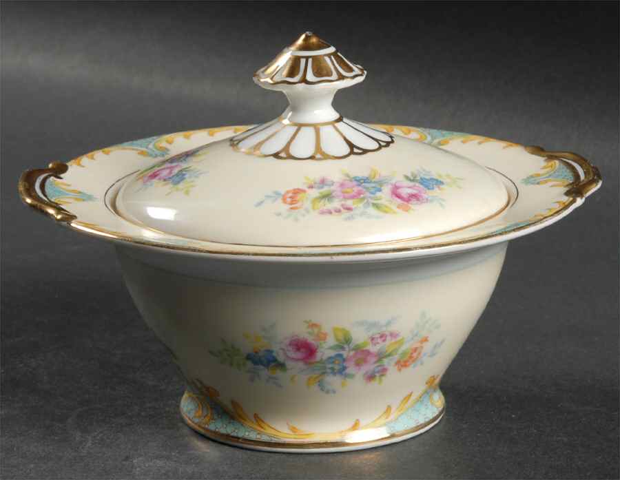 Delphina Sugar Bowl & Lid by Noritake-1