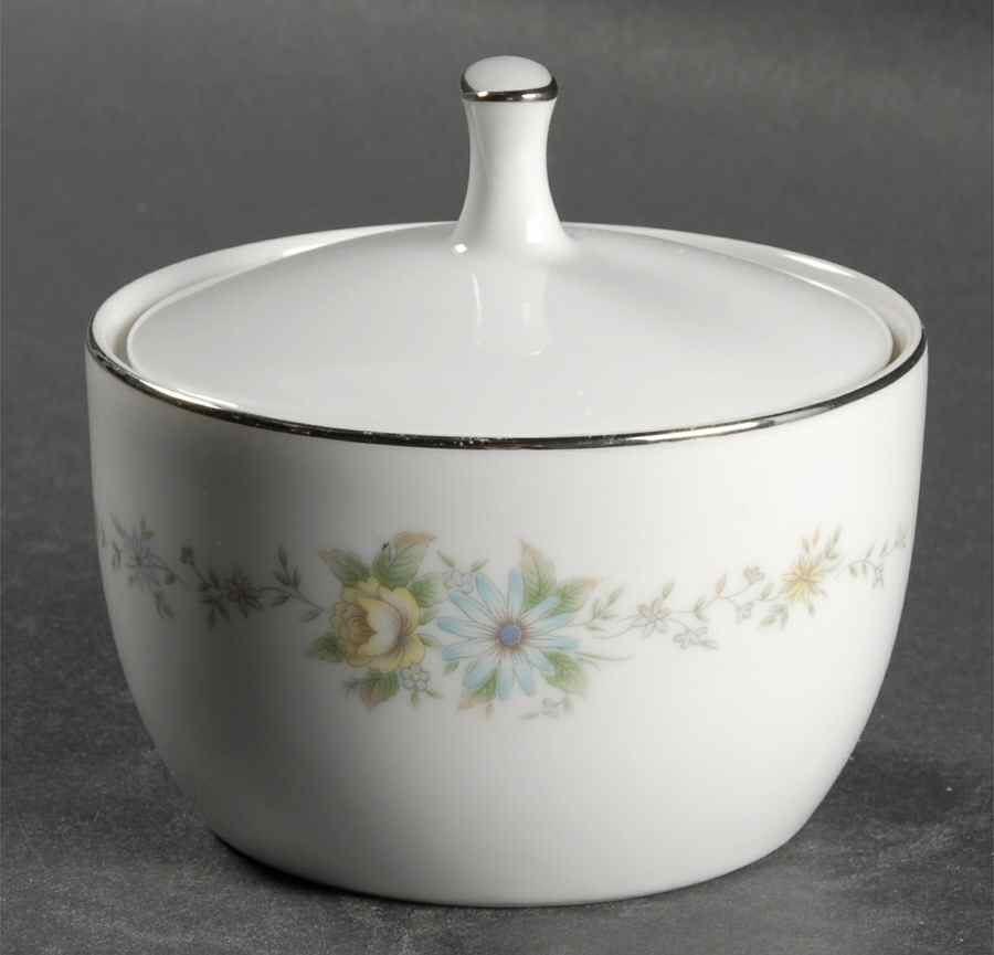 Delphine Sugar Bowl & Lid by Noritake-1