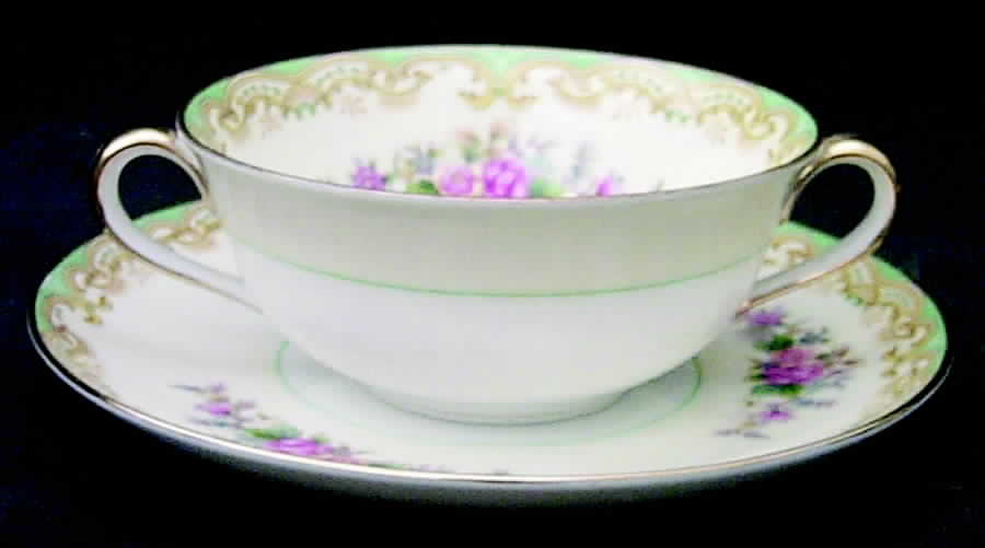 Delta Flat Cream Soup Bowl & Saucer Set by Noritake-1