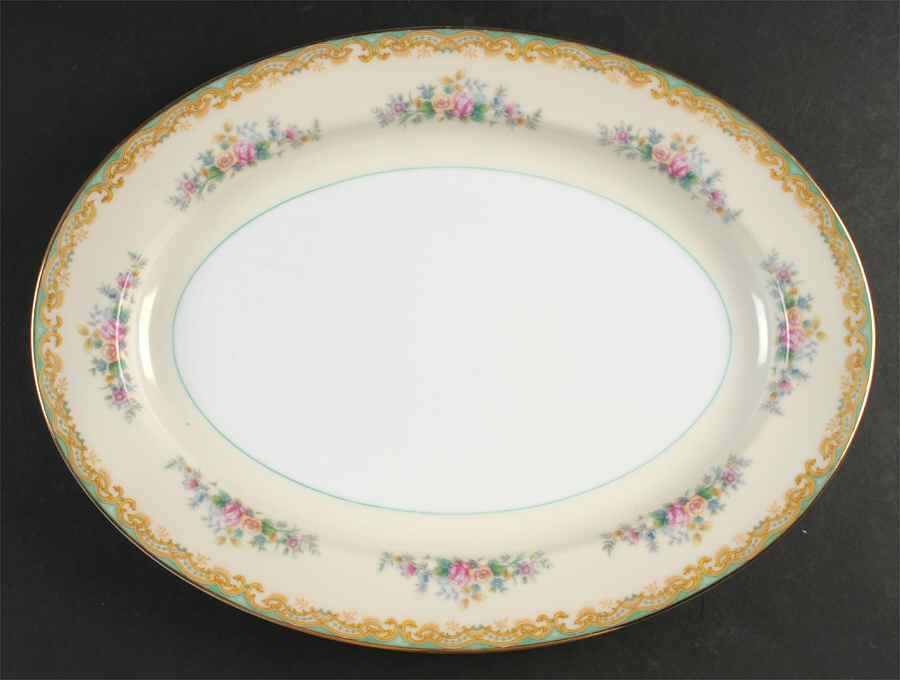 Delta 16" Oval Serving Platter by Noritake-1