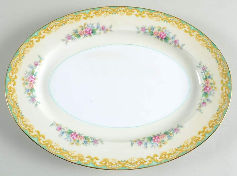 Delta 11" Oval Serving Platter by Noritake-1