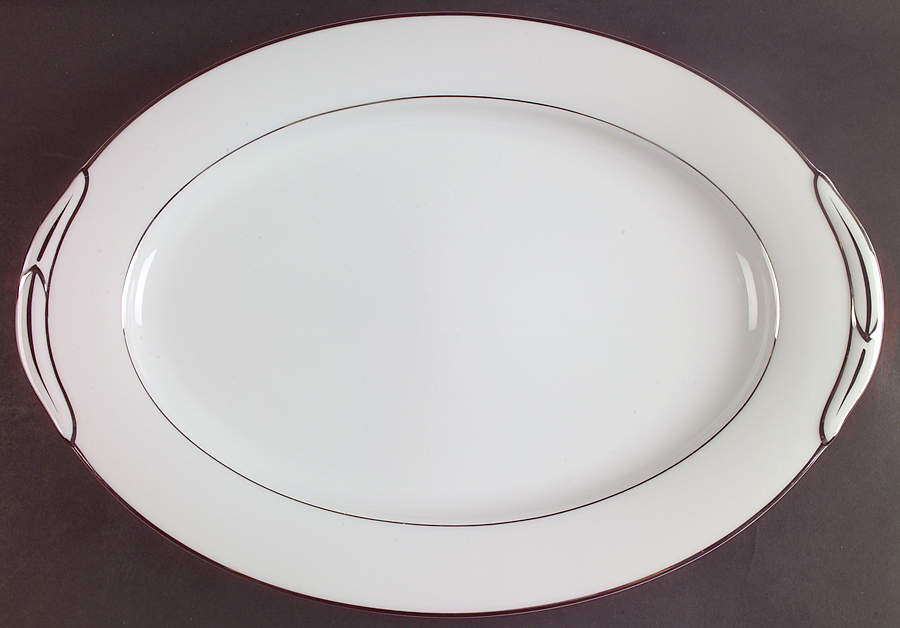 Derry 16" Oval Serving Platter by Noritake-1