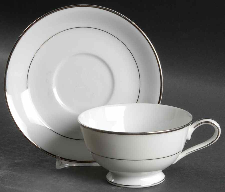 Derry Footed Cup & Saucer Set by Noritake-1