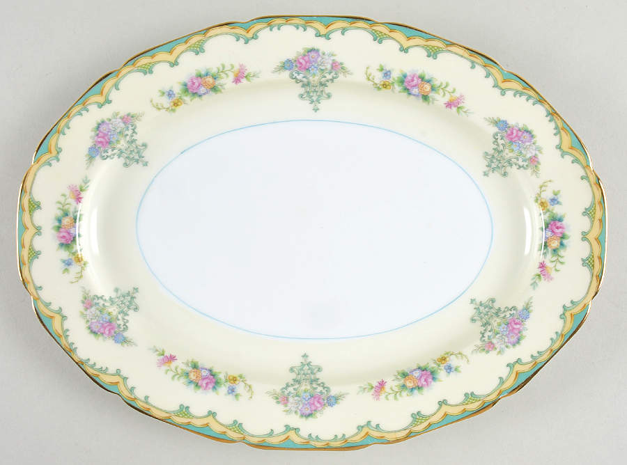 Derban 11" Oval Serving Platter by Noritake-1