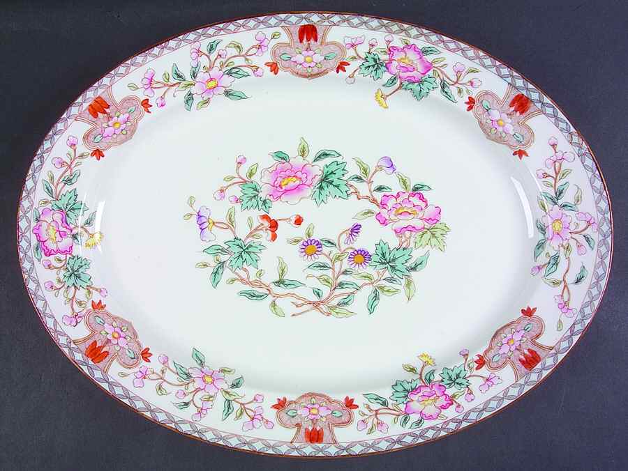 Derby 16" Oval Serving Platter by Noritake-1