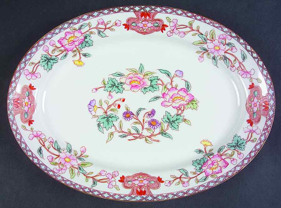 Derby 11" Oval Serving Platter by Noritake-1