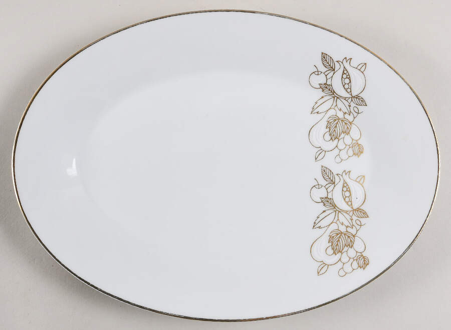 Della Robbia 12" Oval Serving Platter by Noritake-1