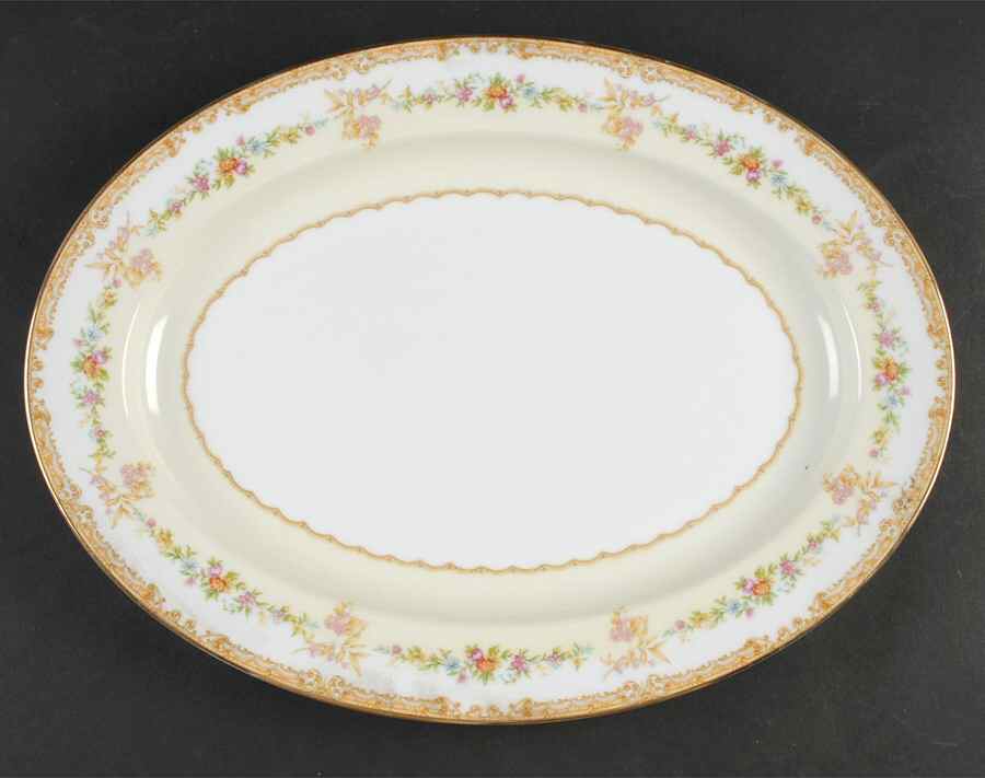 Derwood 16" Oval Serving Platter by Noritake-1