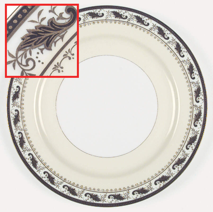 Devon Black (103041) Dinner Plate by Noritake-1