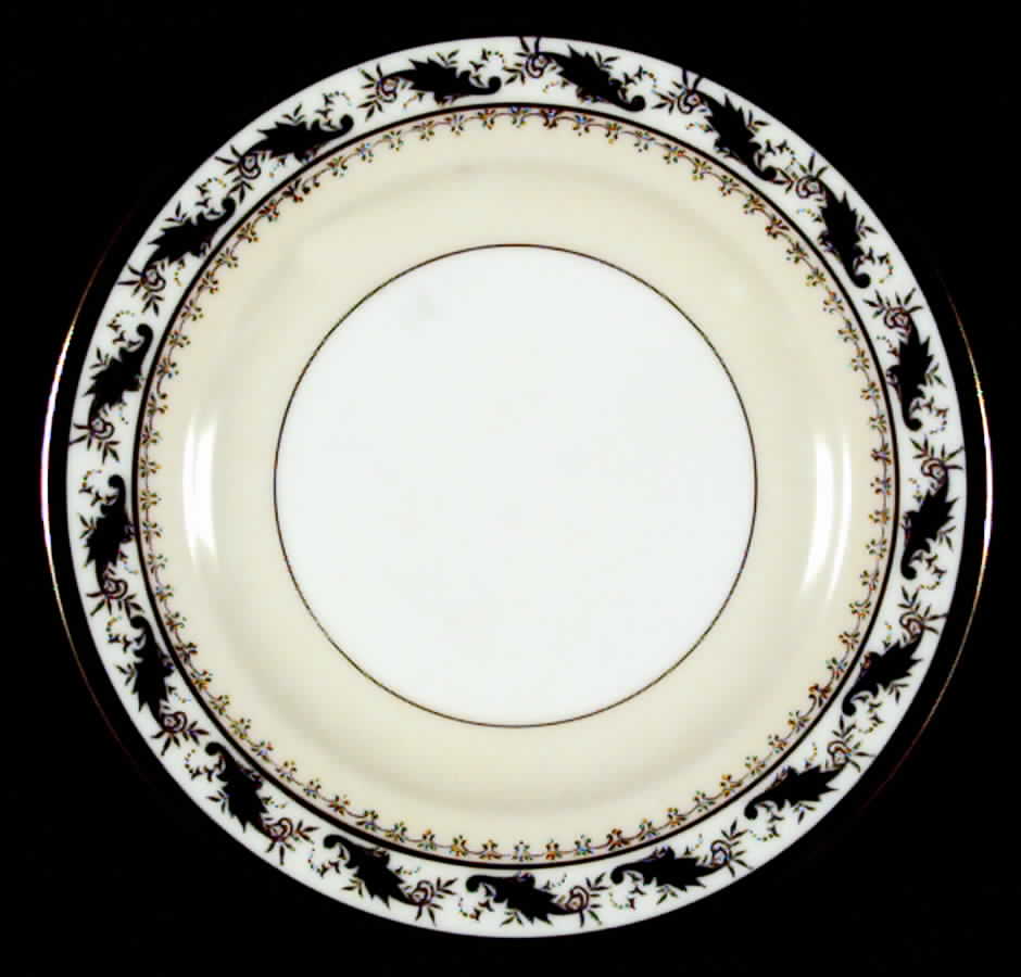 Devon Black (103041) Bread & Butter Plate by Noritake-1