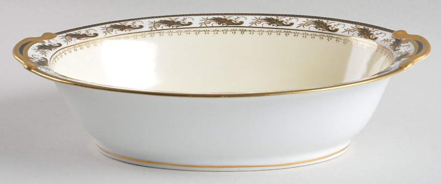 Devon Black (103041) 9" Oval Vegetable Bowl by Noritake-1