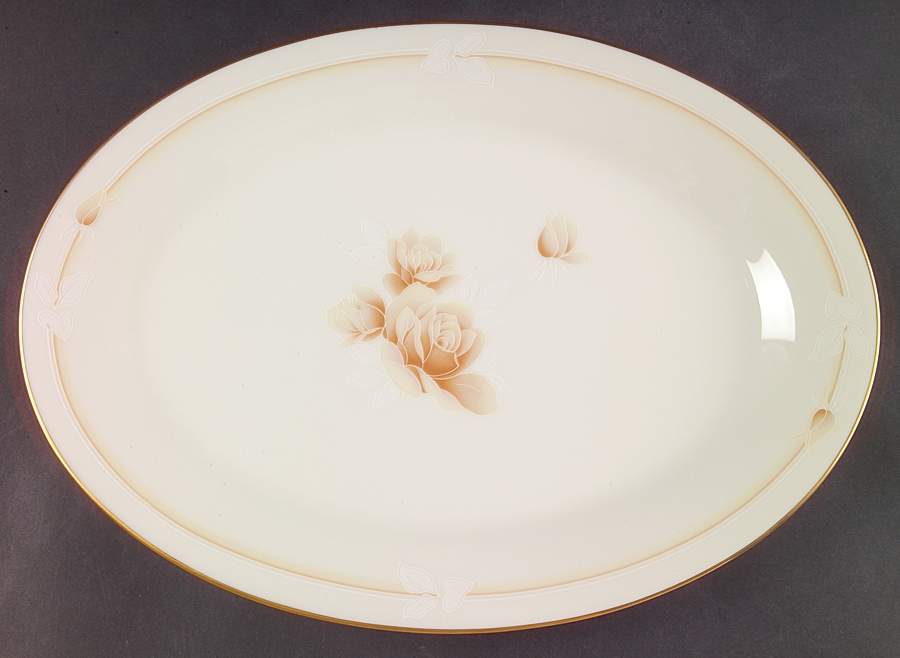 Devotion 16" Oval Serving Platter by Noritake-1
