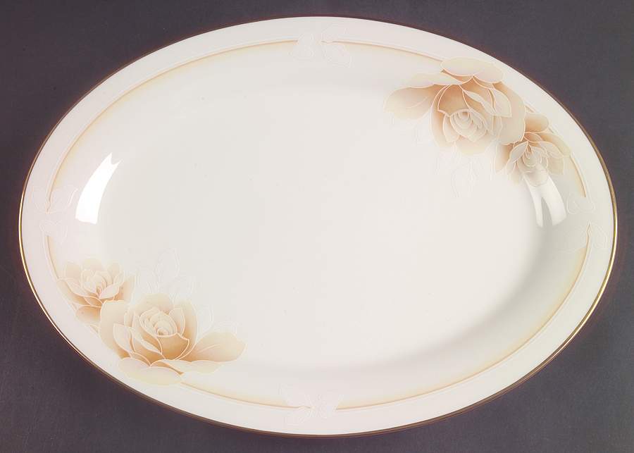 Devotion 14" Oval Serving Platter by Noritake-1