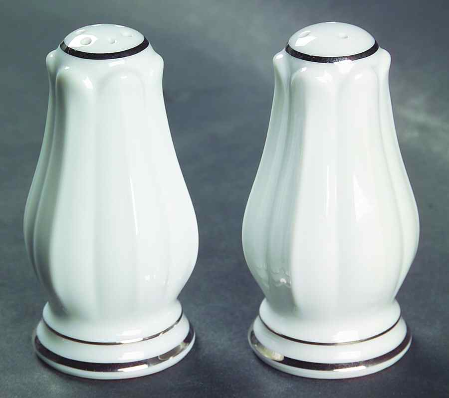 Diana (Platinum Trim) Salt & Pepper Set by Noritake-1