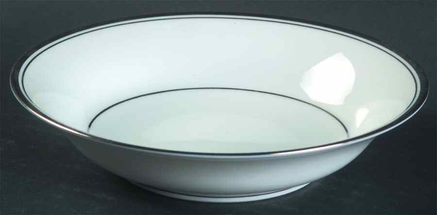 Diana (Platinum Trim) Fruit/Dessert (Sauce) Bowl by Noritake-1