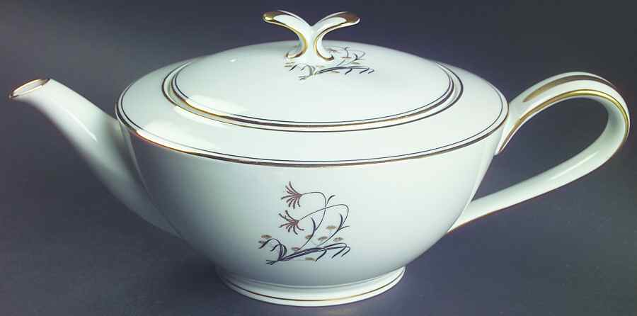 Diana (Gold Trim) Teapot & Lid by Noritake-1