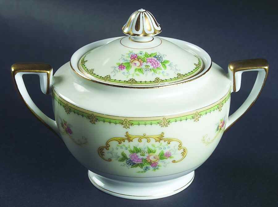 Diana Sugar Bowl & Lid by Noritake-1