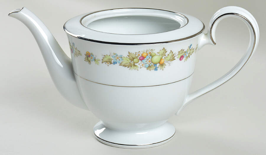 Diane Teapot No Lid by Noritake-1