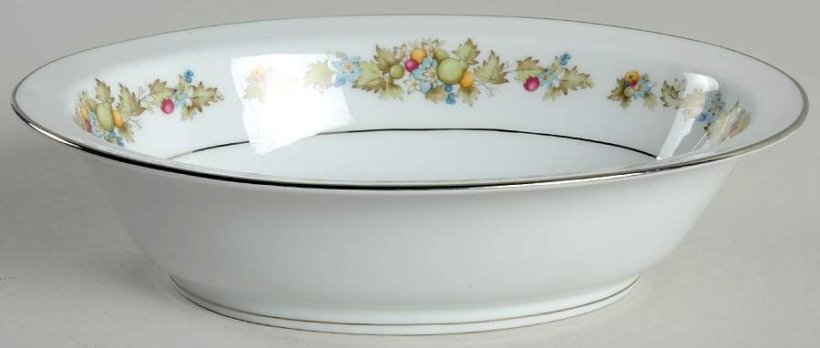 Diane 10" Oval Vegetable Bowl by Noritake-1