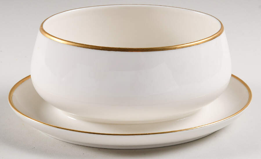 Dignatio Gravy Boat with Attached Underplate by Noritake-1