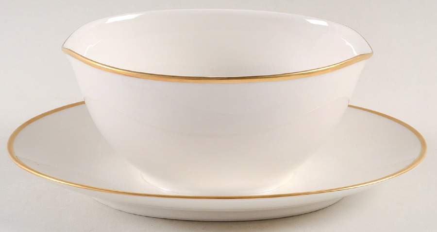 Dignatio Gravy Boat with Attached Underplate by Noritake-1