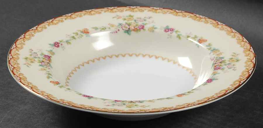 Dimity Rim Soup Bowl by Noritake-1