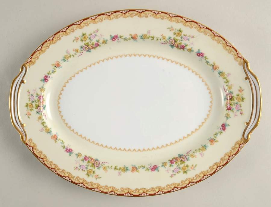 Dimity 11" Oval Serving Platter by Noritake-1