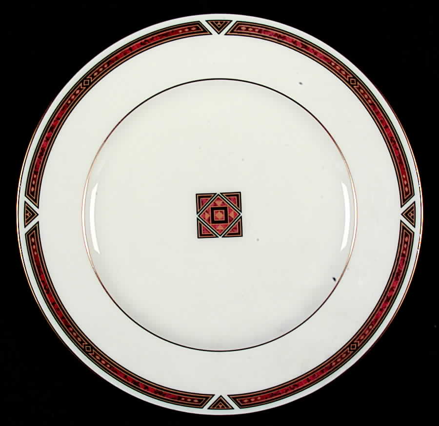 Diamond Trace Salad Plate by Noritake-1