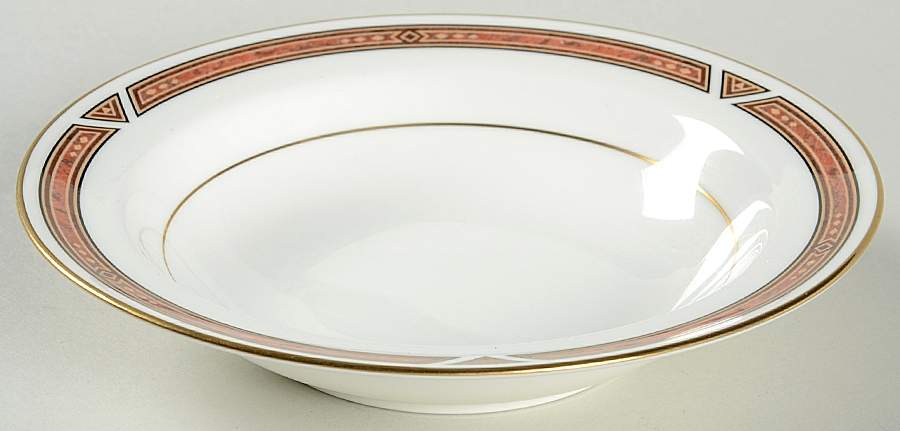 Diamond Trace Rim Fruit/Dessert (Sauce) Bowl by Noritake-1