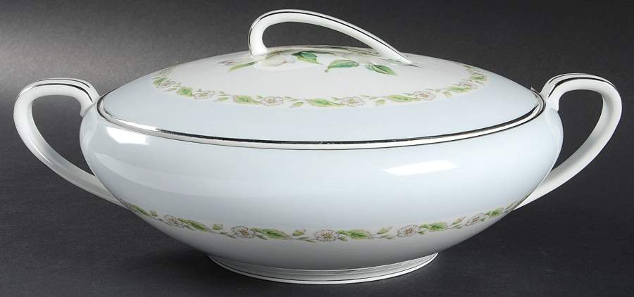 Dogwood Round Covered Vegetable by Noritake-1