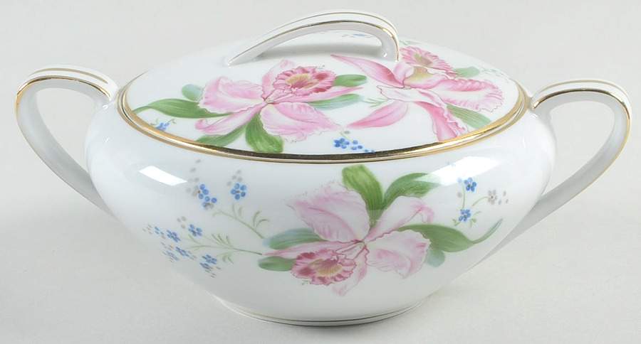 Dolores Sugar Bowl & Lid by Noritake-1