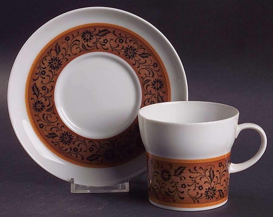 Dominica Flat Cup & Saucer Set by Noritake-1