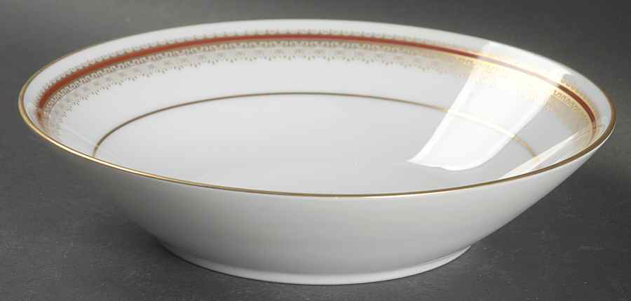 Doral Maroon Coupe Soup Bowl by Noritake-1