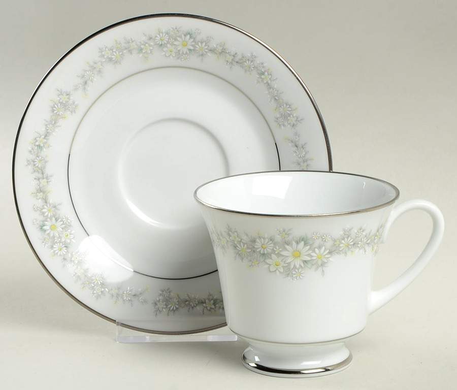 Donegal Footed Cup & Saucer Set by Noritake-1