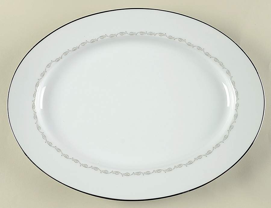 Donna 13" Oval Serving Platter by Noritake-1